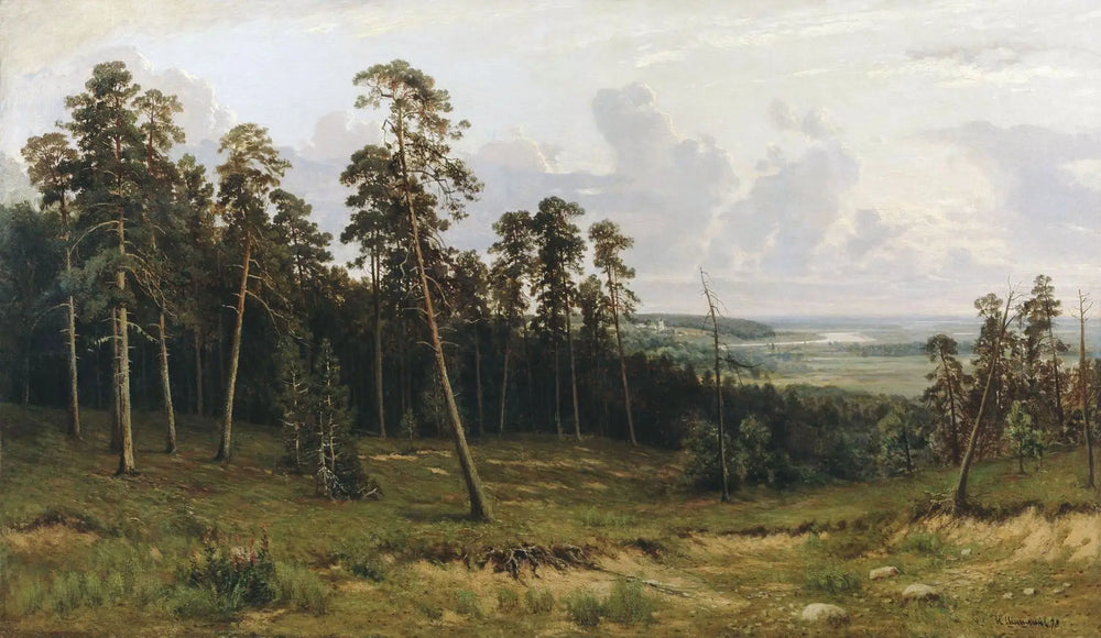 Paysage avec forêt - Ivan Chichkine - Alpha Reproduction