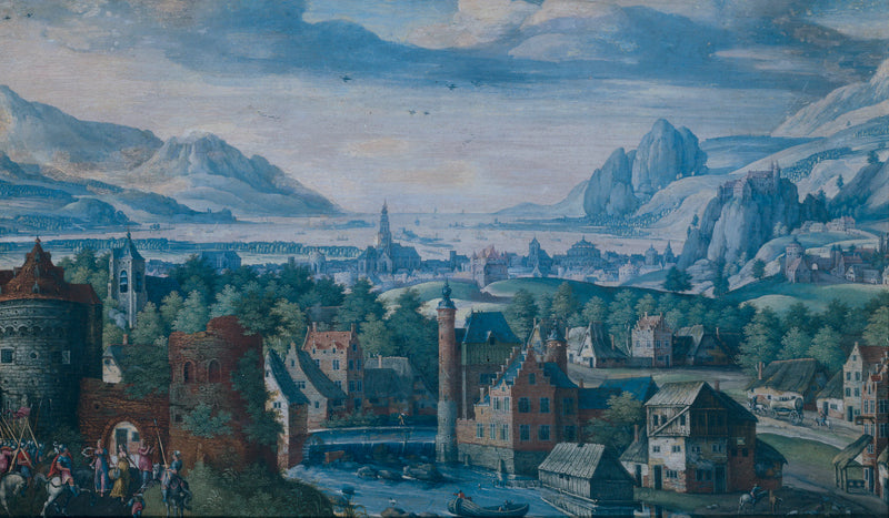 Paysage avec l'histoire de la fille de Jephté - Jacob Savery