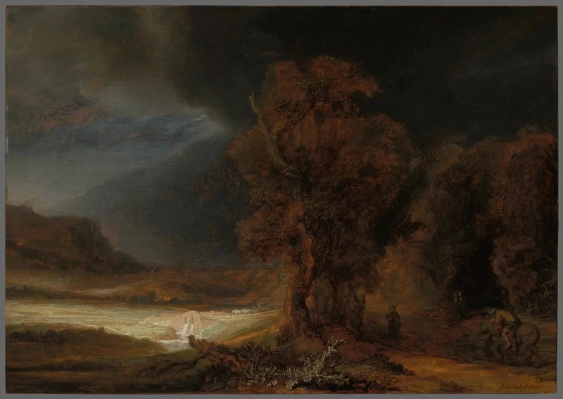 Пейзаж с Добрым Самаритянином - Рембрандт