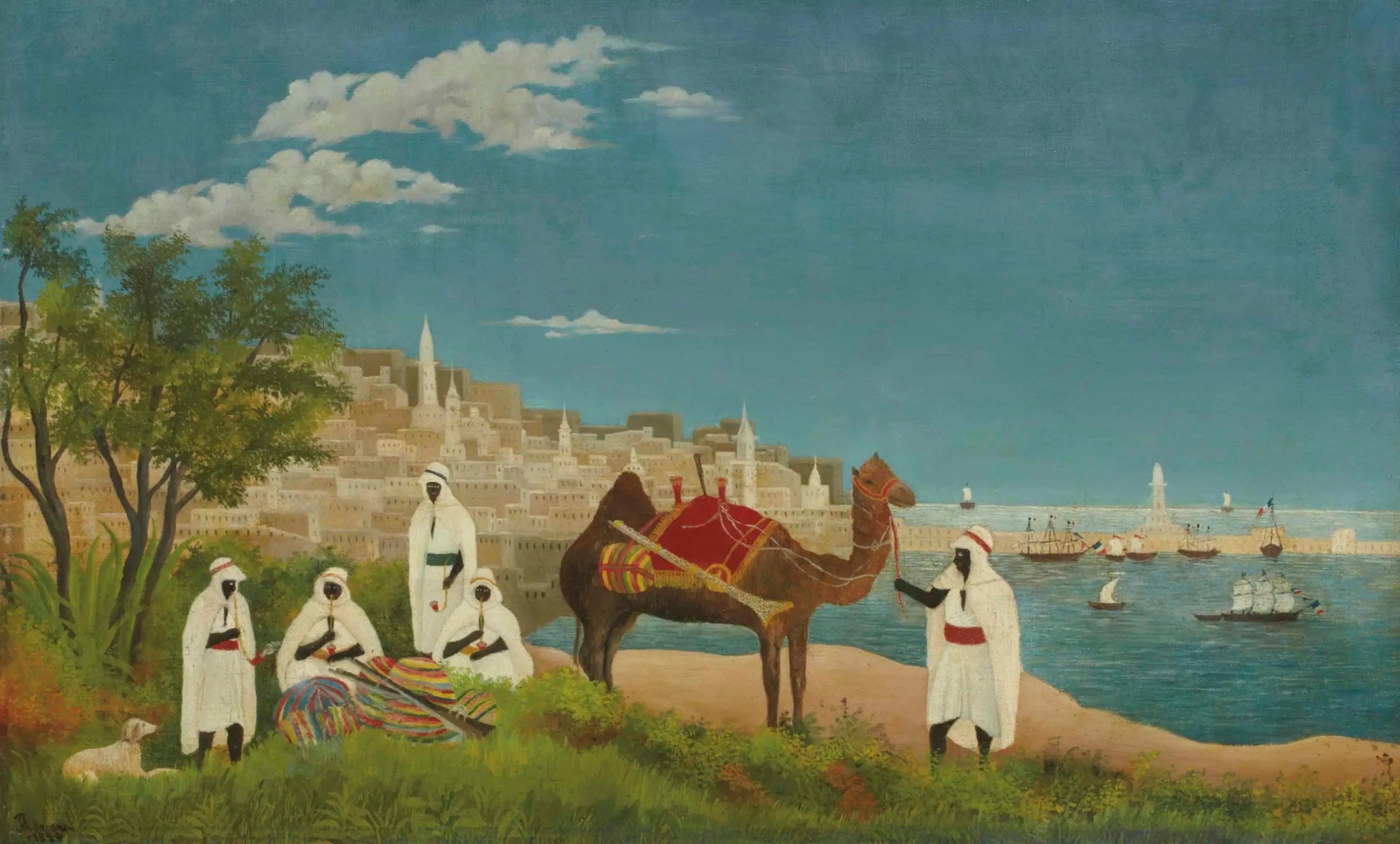 Paysage d’Alger - Henri Rousseau - Alpha Reproduction