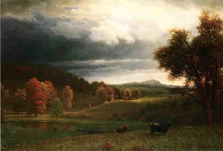 Осенний пейзаж, Катскиллс - Альберт Бирштадт