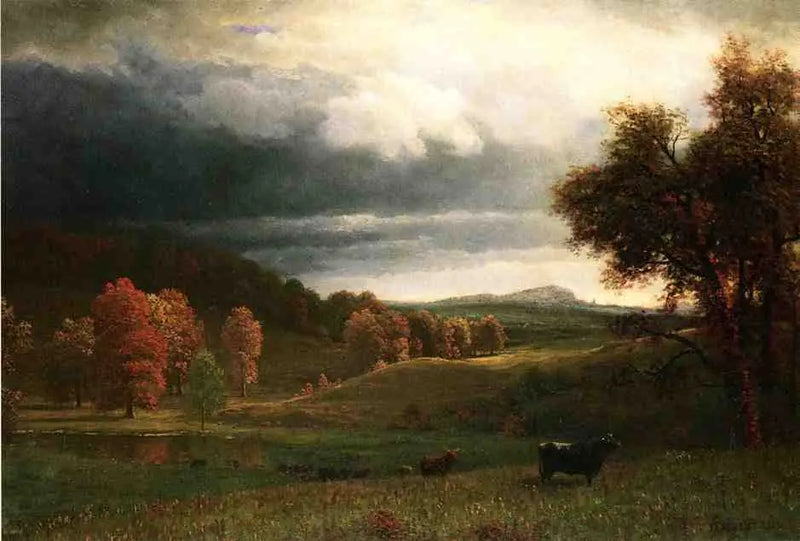 Осенний пейзаж, Катскиллс - Альберт Бирштадт