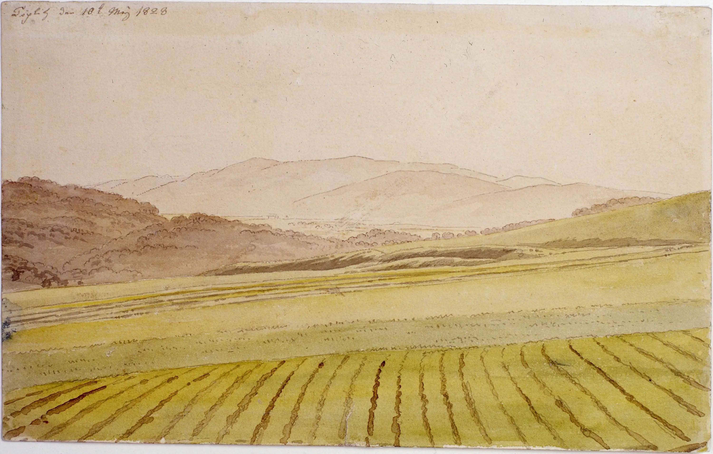 Paysage de Bohême - Caspar David Friedrich image 1 tableau peint à l’huile sur toile