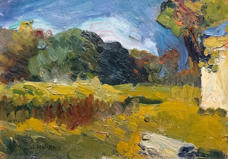 Пейзаж Корсики - Анри Матисс