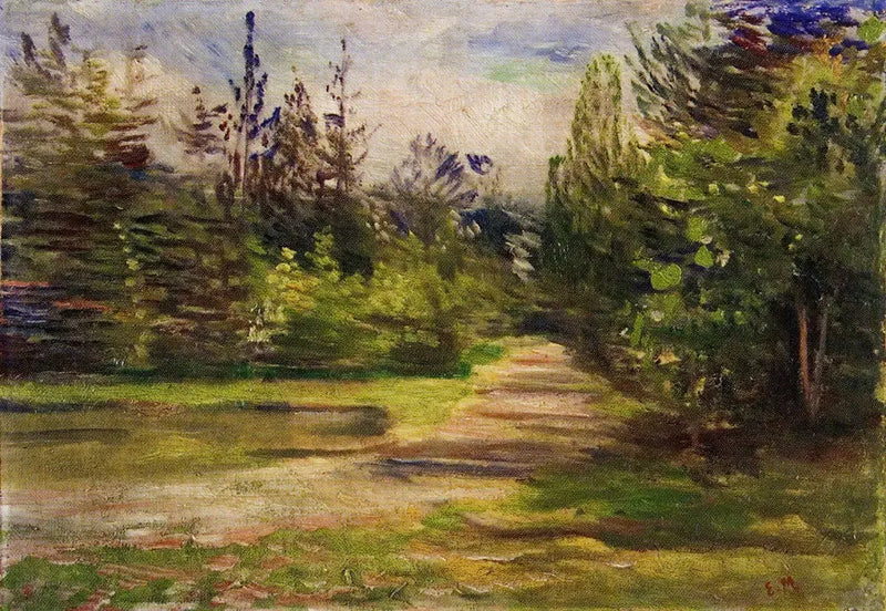 Лесной пейзаж - Эдвард Мунк