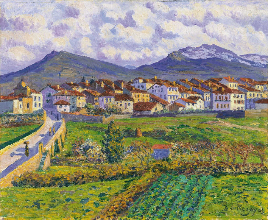Пейзаж из Эрнани - Дарио де Регойос
