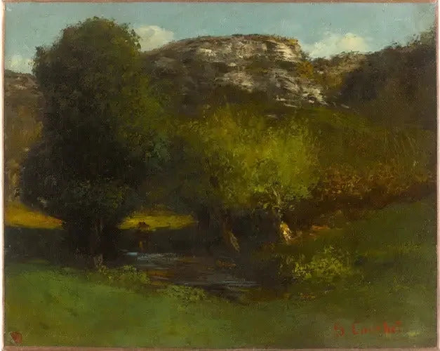 Пейзаж Юра - Гюстав Курбе