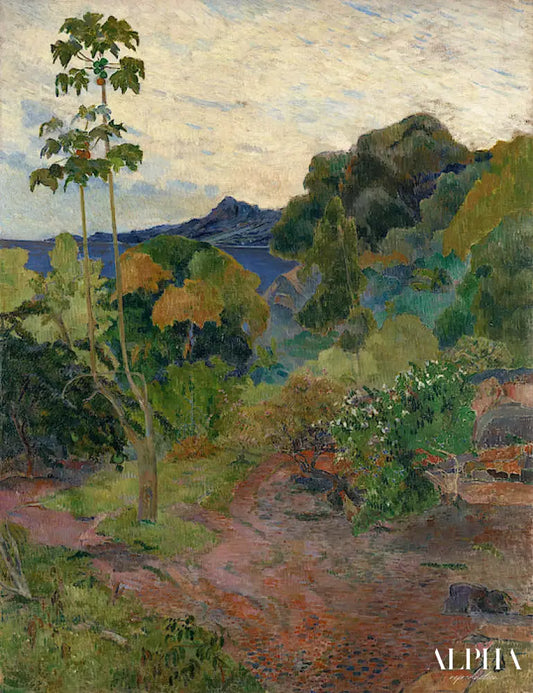 Paysage de la Martinique - Paul Gauguin - Reproductions de tableaux et peintures haut de gamme