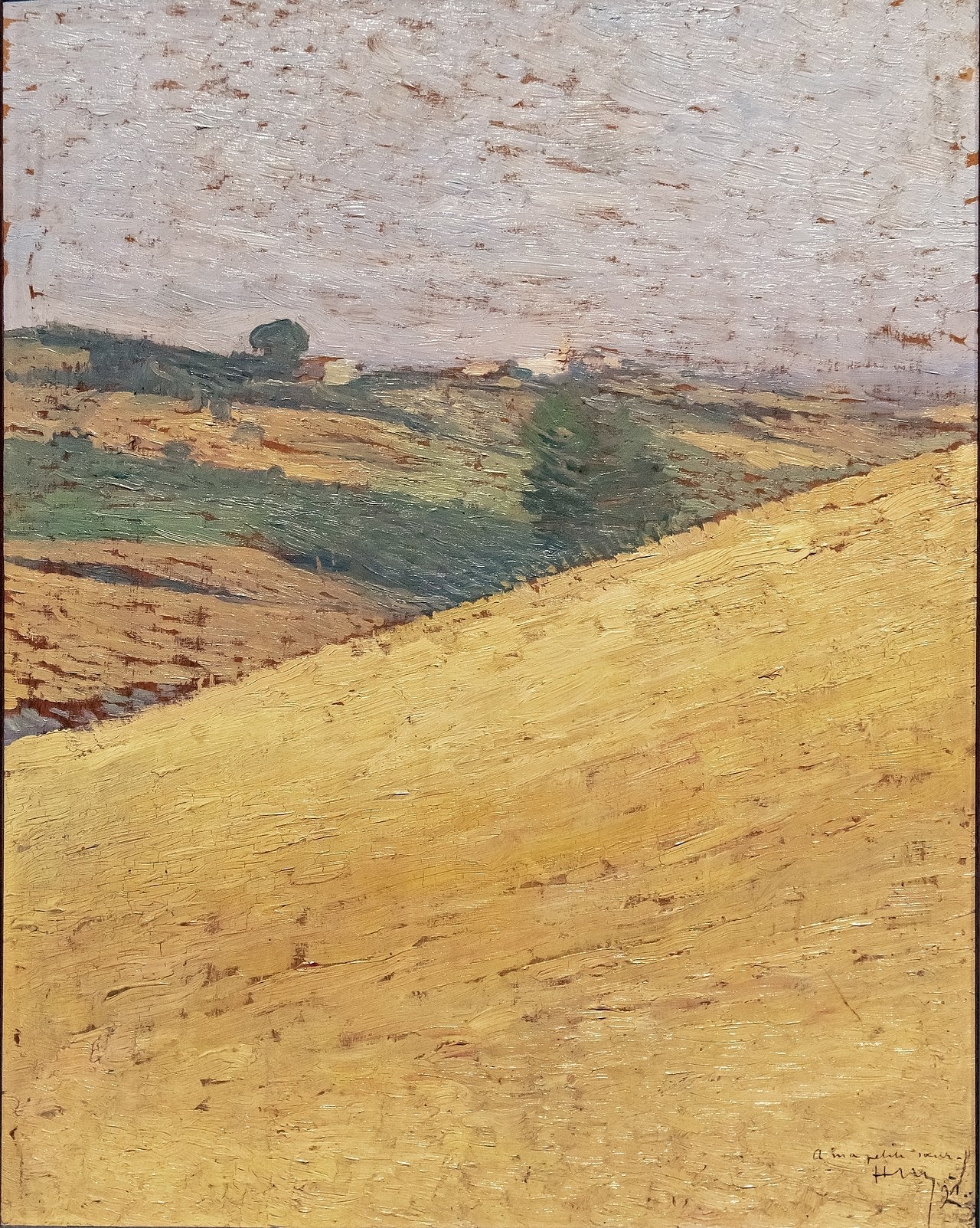 Paysage du Lauragais - Henri-Jean Guillaume Martin image 1 reproduction d’œuvre d’art à l’huile