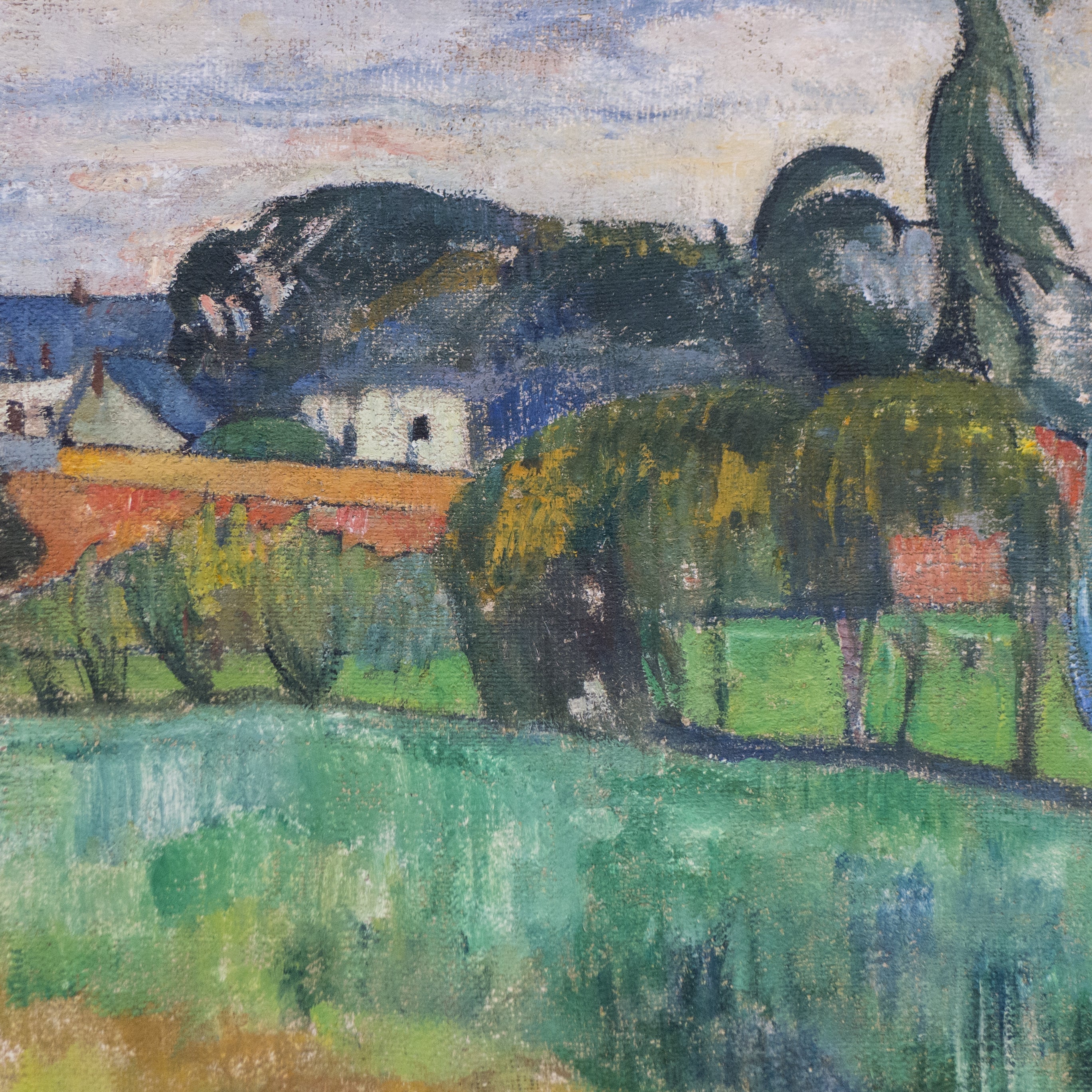 Reproduction du tableau « Paysage du Pouldu - Paul Gauguin » par Alpha Reproduction en peinture à l’huile