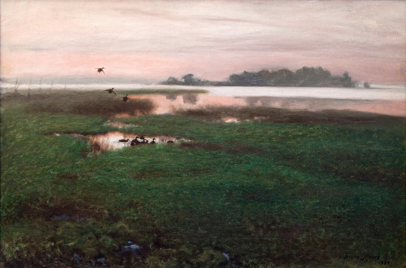 Paysage du soir - Bruno Liljefors