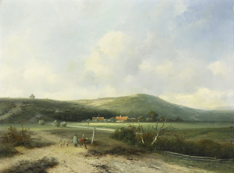 Paysage de dunes - Johannes Franciscus Hoppenbrouwers