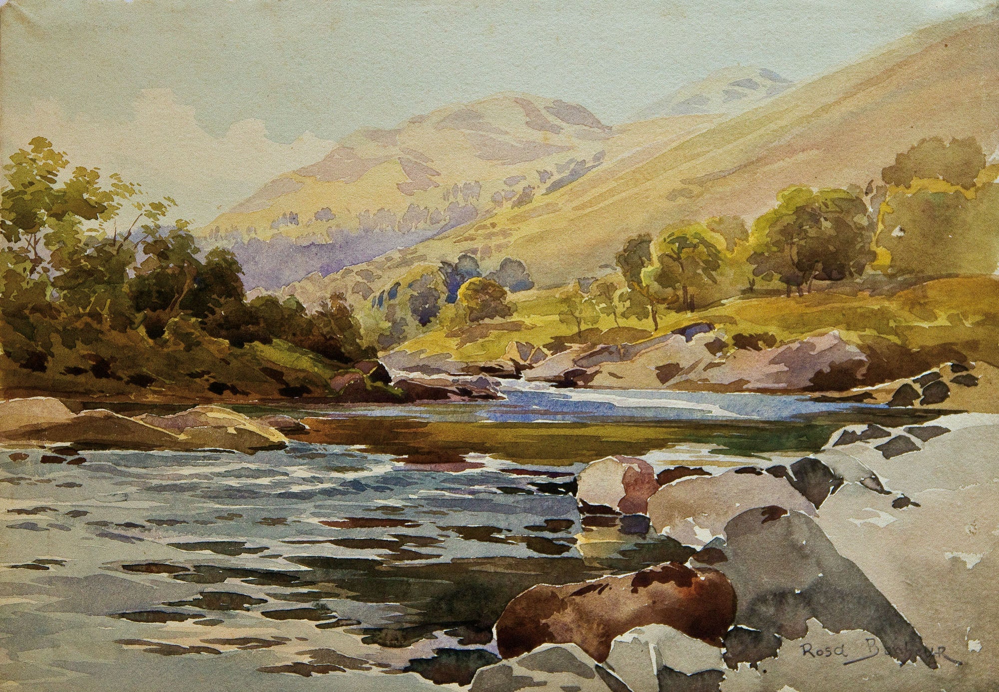 Paysage fluvial - Rosa Bonheur - Alpha Reproduction