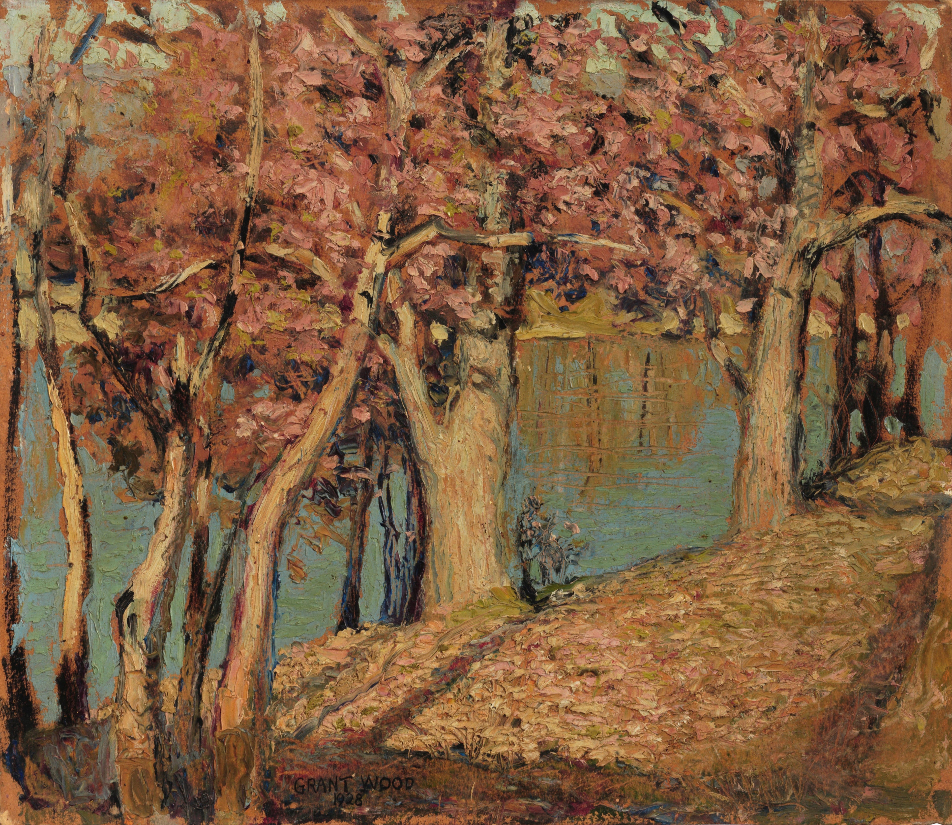 Paysage - Grant Wood - Alpha Reproduction