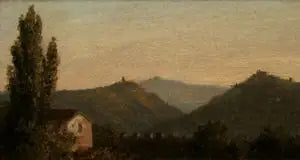Итальянский пейзаж (ранее Лес Катскиллс в Саугертии) - Томас Коул
