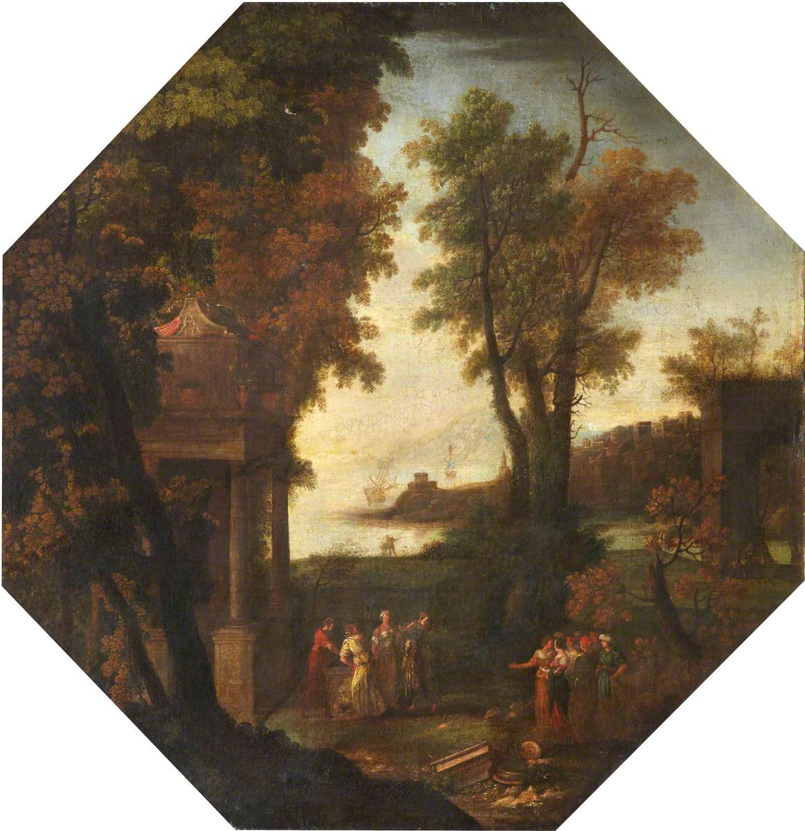 Paysage italien - Claude Lorrain - Alpha Reproduction