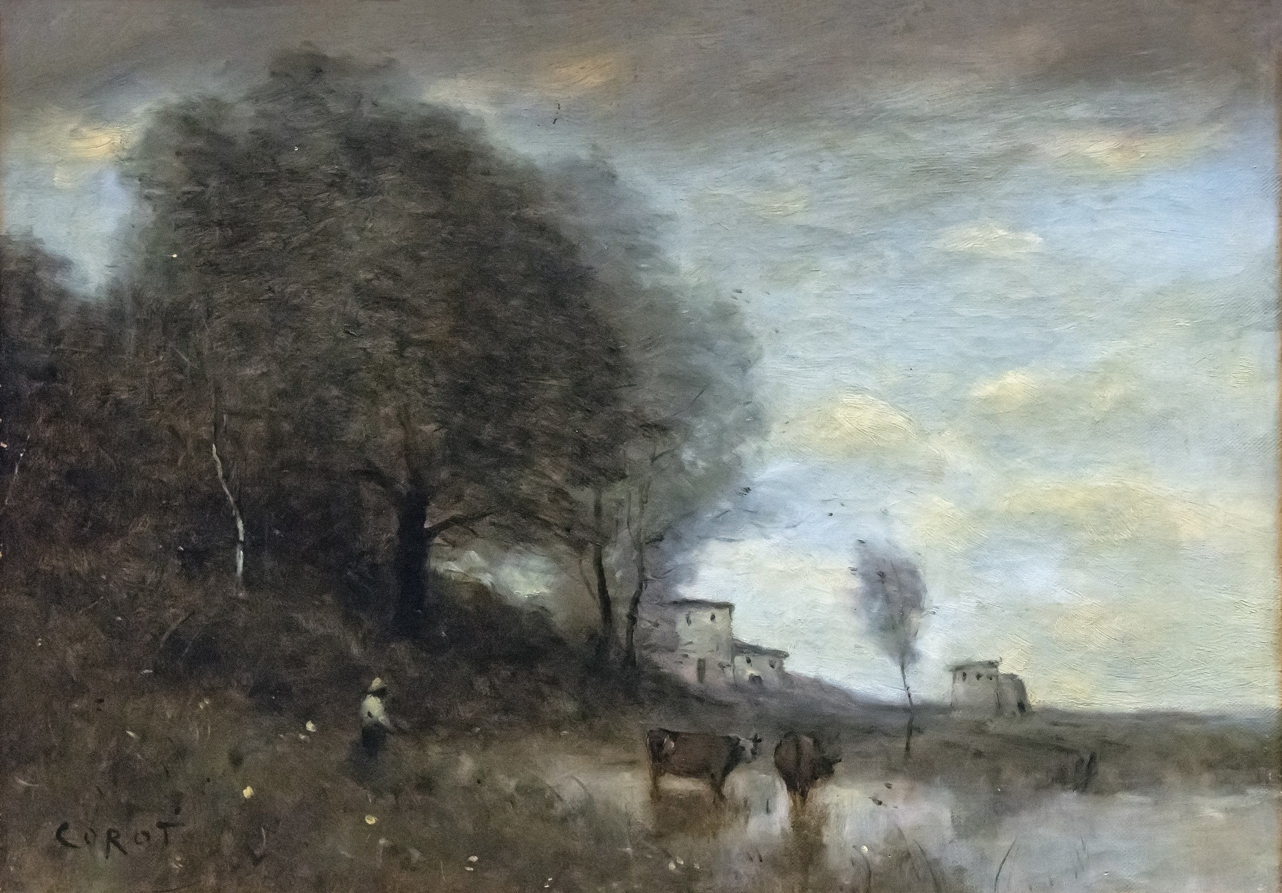 Paysage - Jean-Baptiste Camille Corot - Alpha Reproduction