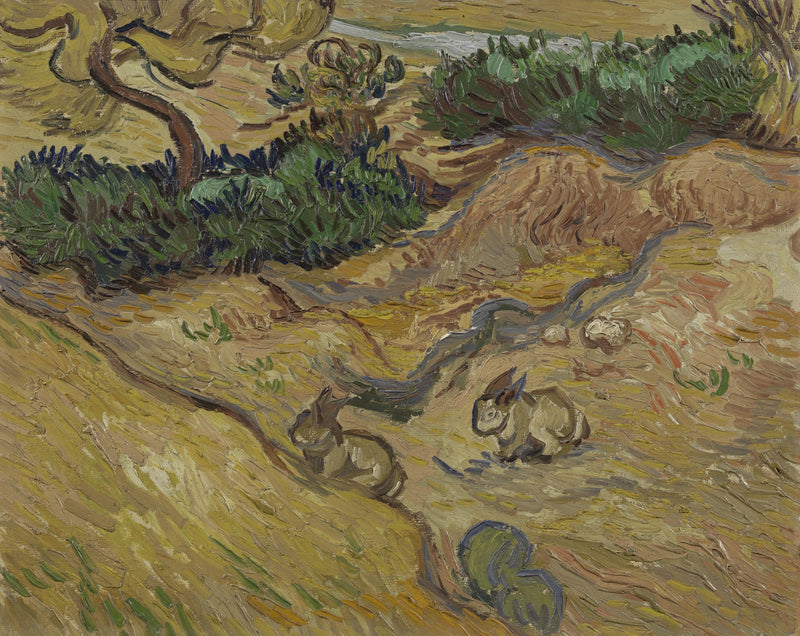 Пейзаж с кроликами - Vincent van Gogh