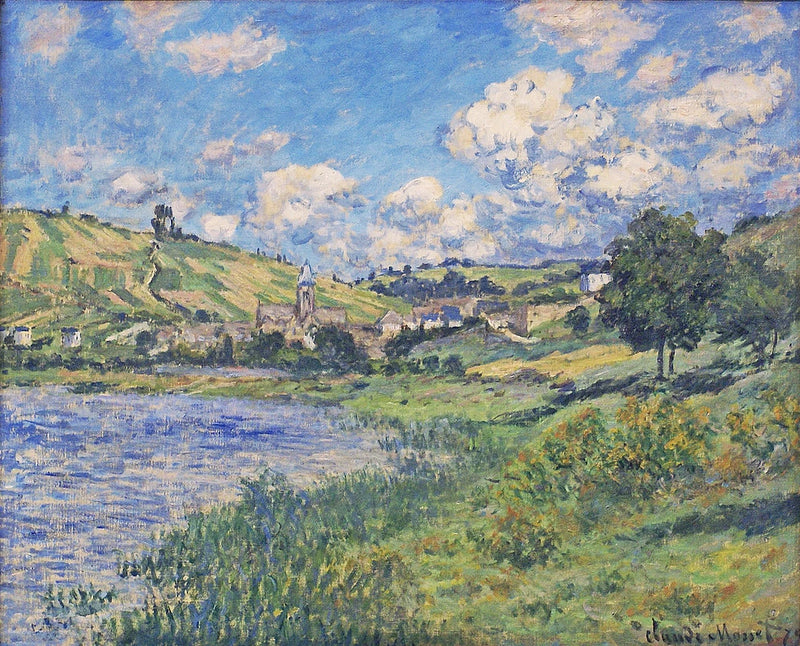 Пейзаж. Vétheuil W526 - Клод Моне