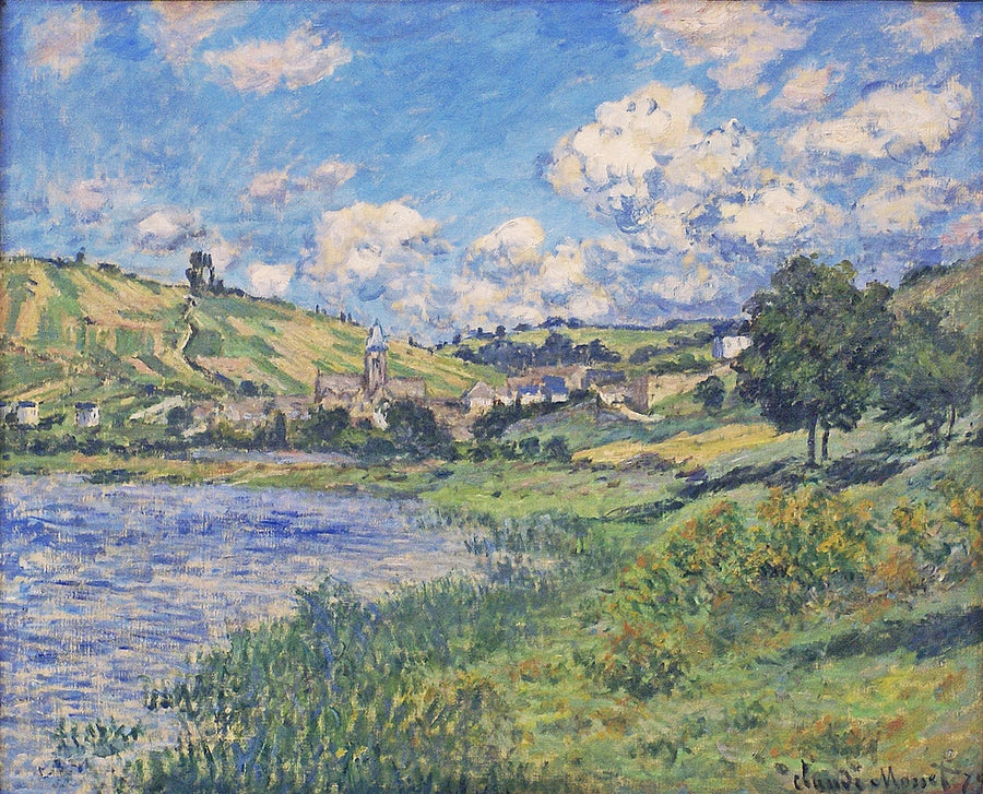 Пейзаж. Vétheuil W526 - Клод Моне