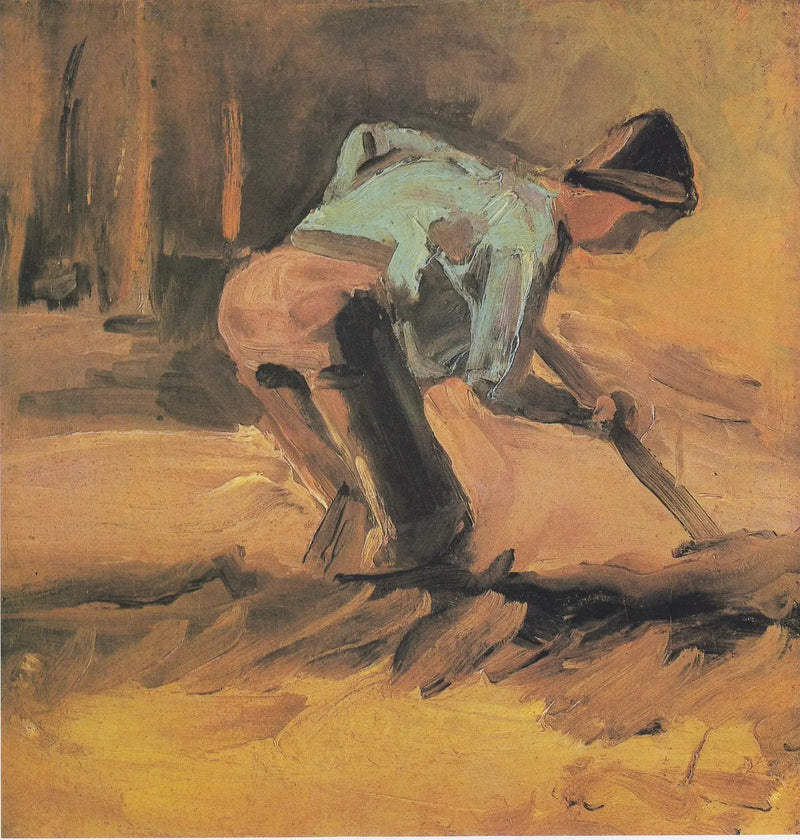 Крестьянин, копающий - Винсент ван Гог