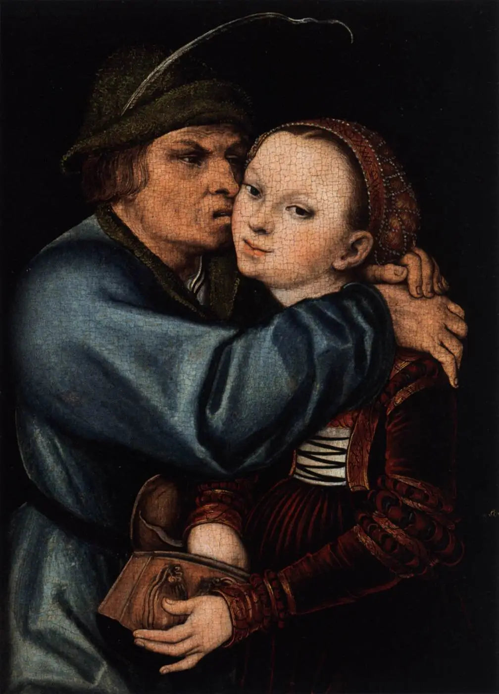 Paysan et prostituée - Lucas Cranach the Elder - Alpha Reproduction