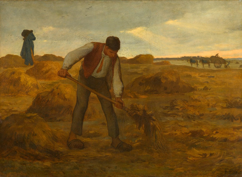 Paysan répandant du fumier - Jean-François Millet - Alpha Reproduction