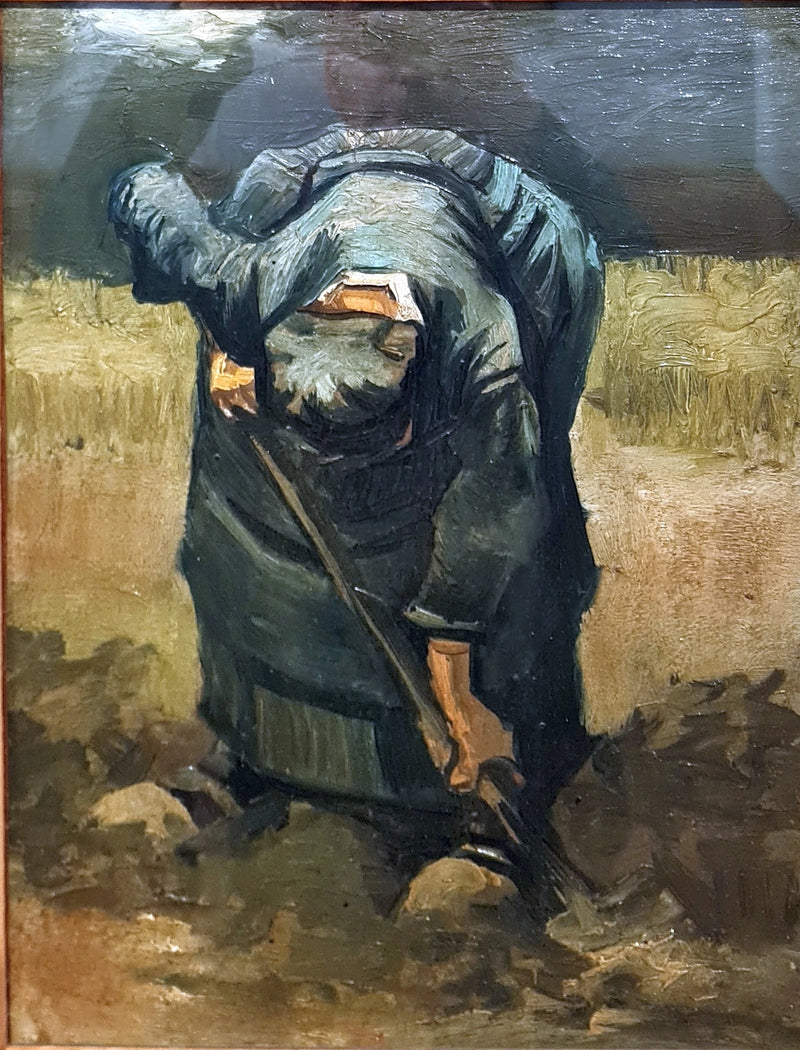 Крестьянка, копающая - Винсент Ван Гог