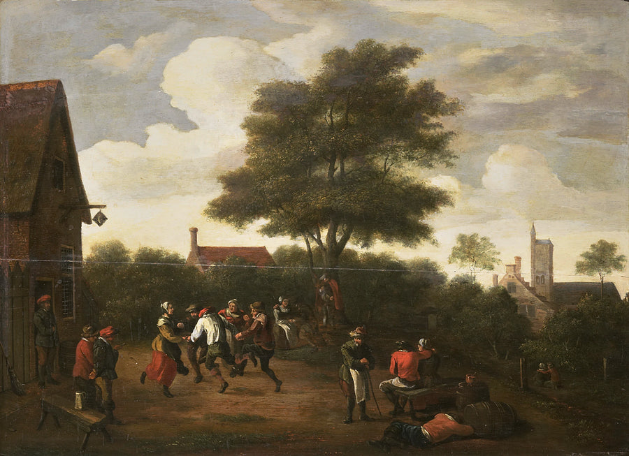 Paysans dansants - Artiste inconnu du Rijksmuseum