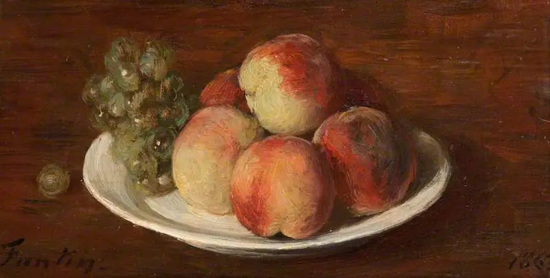 Pêches et raisins - Henri Fantin-Latour - Alpha Reproduction