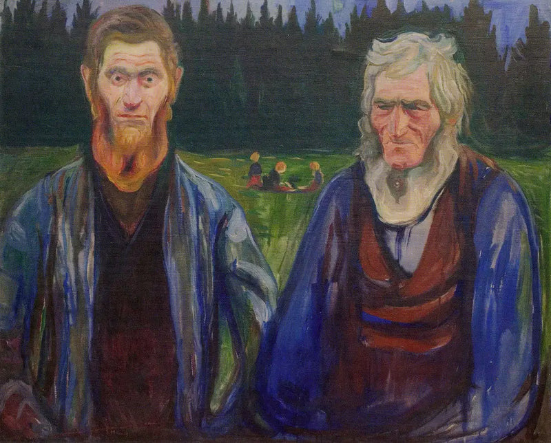 Отец и сын - Эдвард Мунк