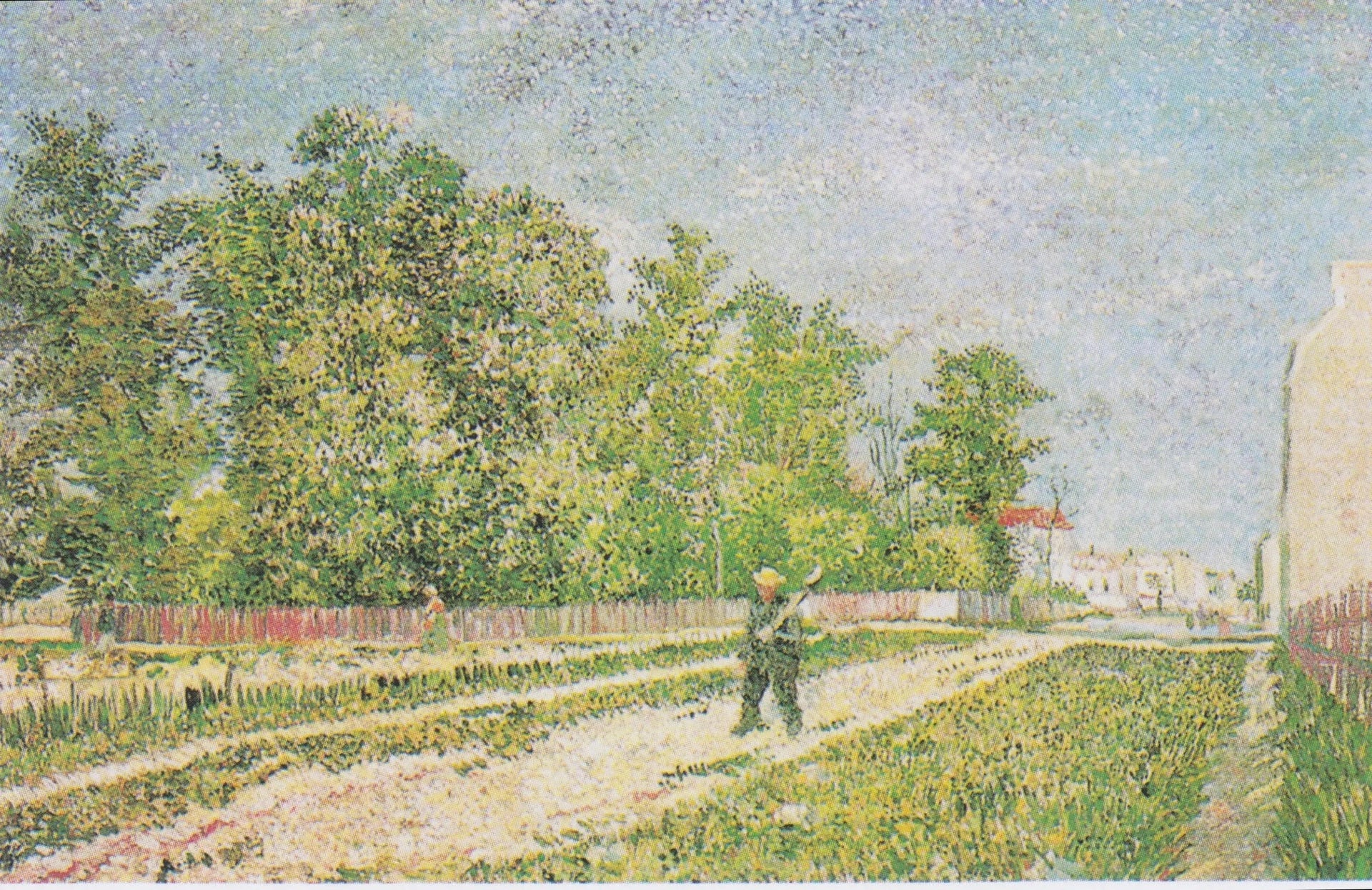 périphérie de Paris - Vincent van Gogh image 1 copie peinte à la main à l’huile