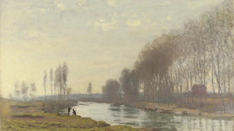 Le Petit Bras de la Seine в Аржантёе W196 - Клод Моне