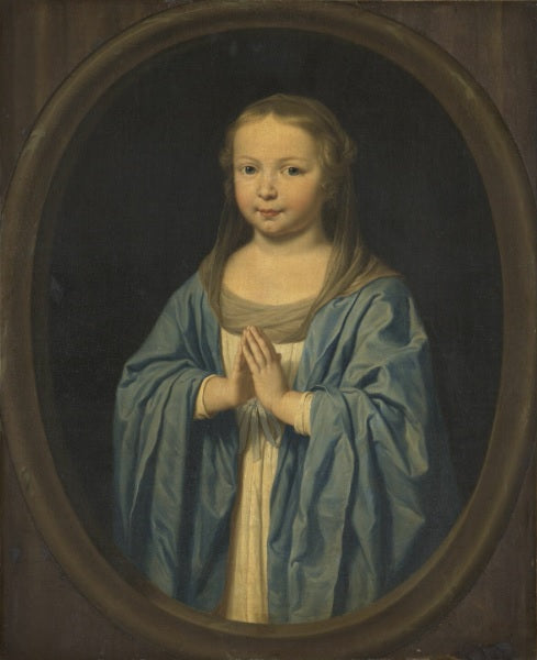 Petite fille aux mains articulées - Philippe de Champaigne - Alpha Reproduction