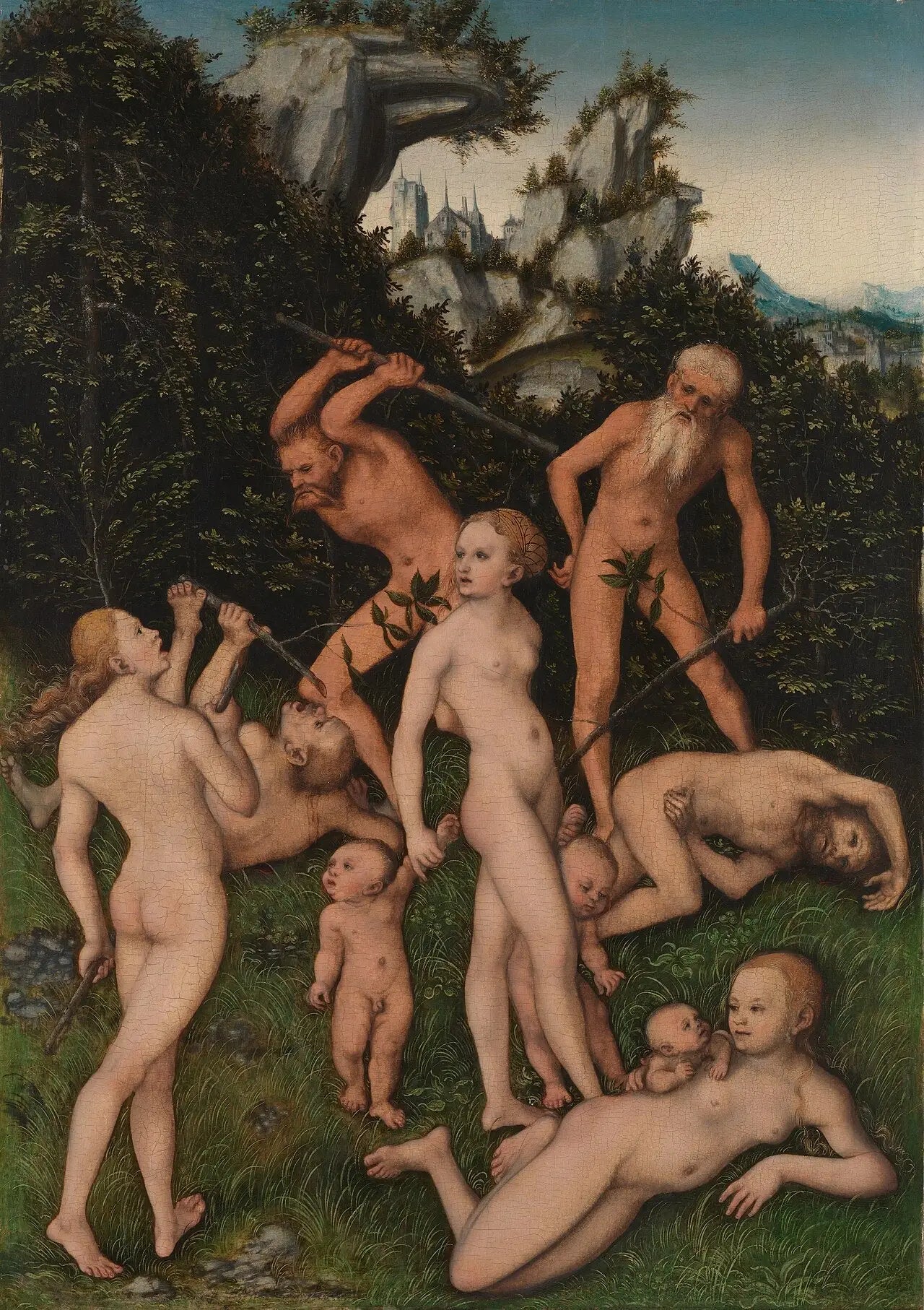 Peuples primitifs - Lucas Cranach the Elder - Alpha Reproduction