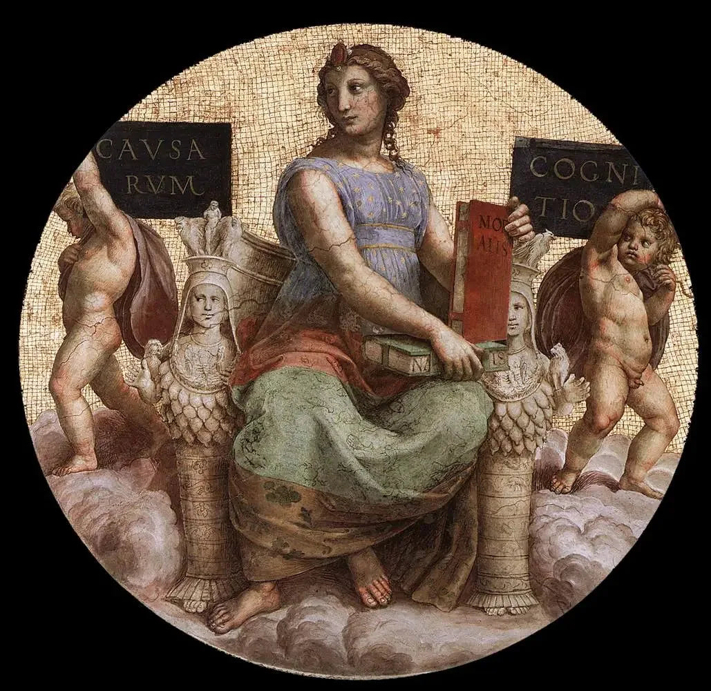 Philosophie - Raphaël Sanzio image 1 copie de tableau peinte à la main