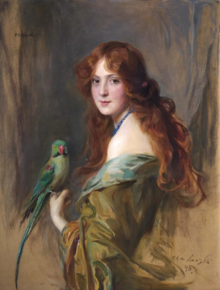Phyllis (La dame au perroquet) - Philip de László