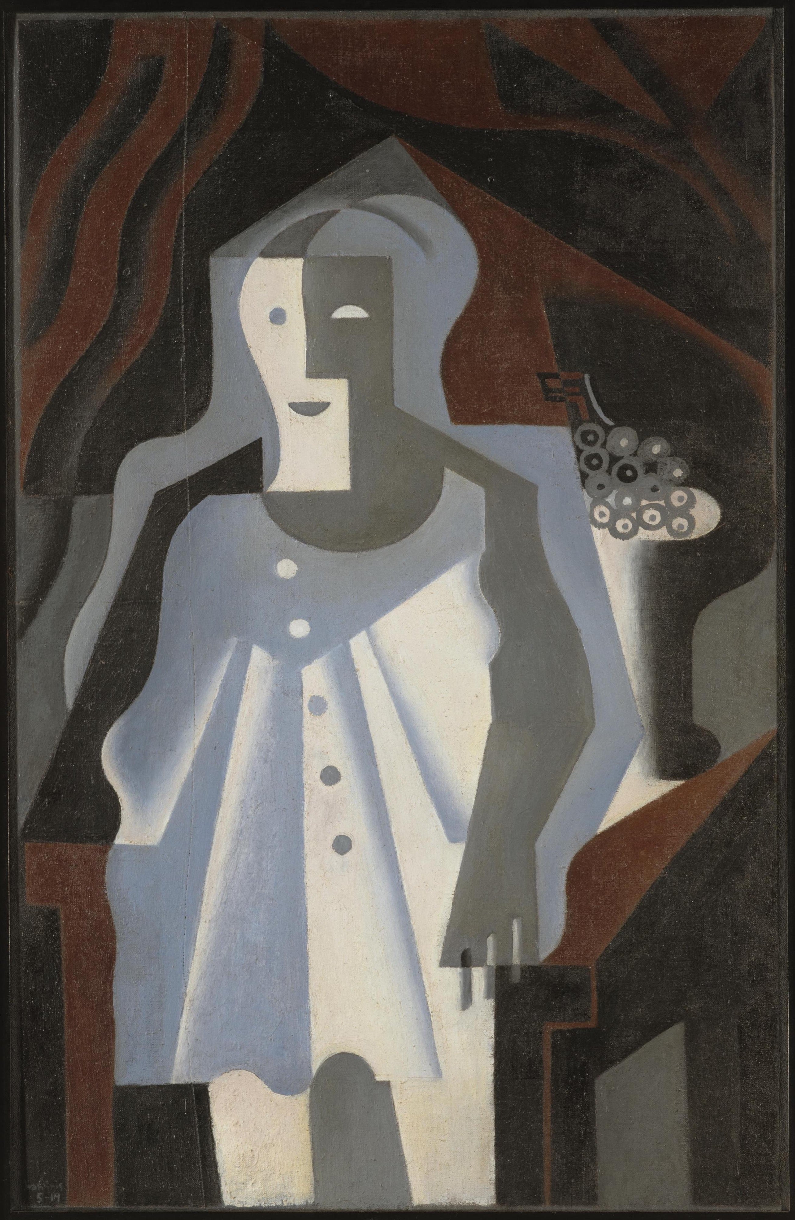 Pierrot à la grappe - Juan Gris - Alpha Reproduction
