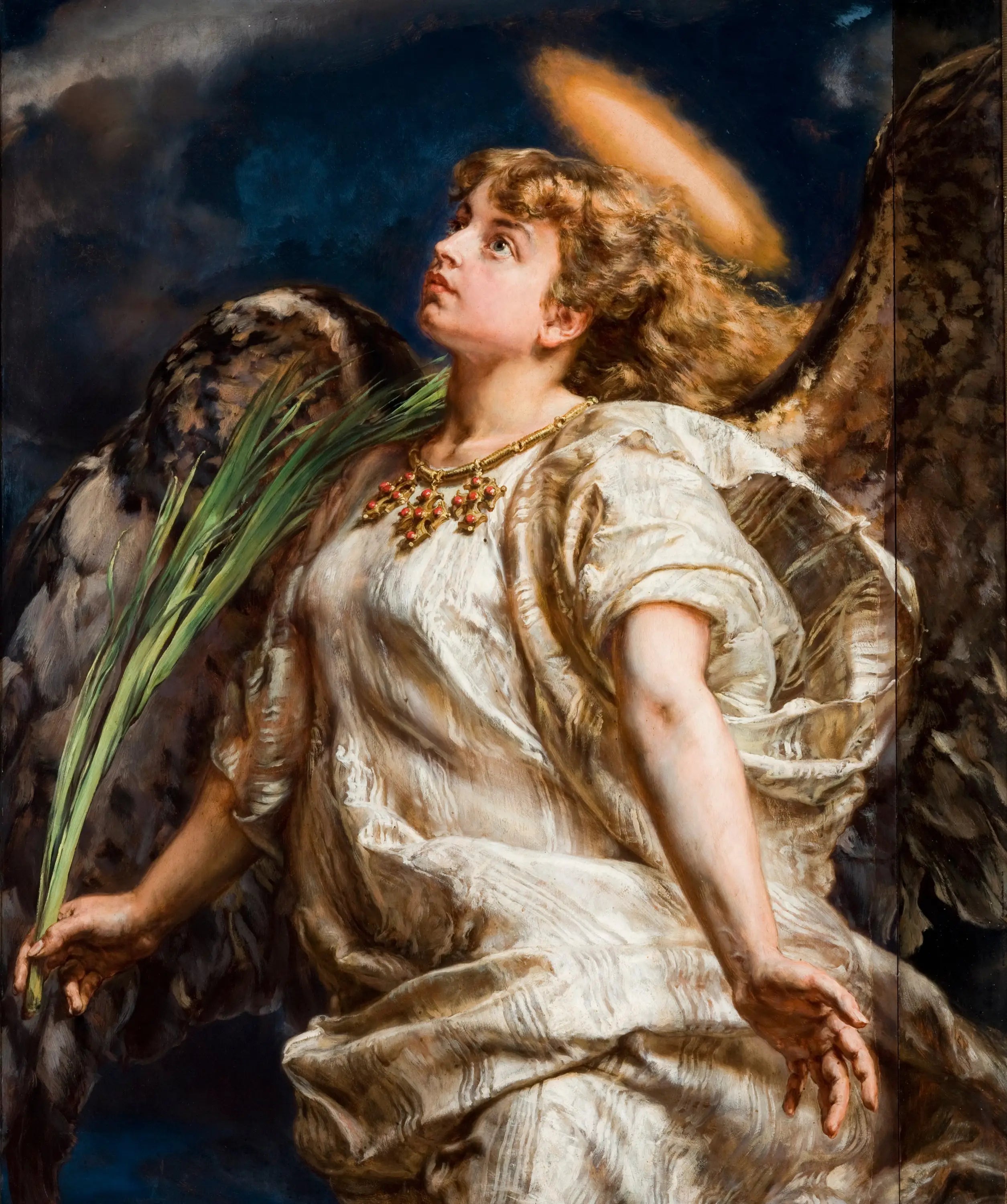 Pieśń – Studium do obrazu „Joanna d’Arc” - Jan Matejko image 1 reproduction de peinture à l’huile