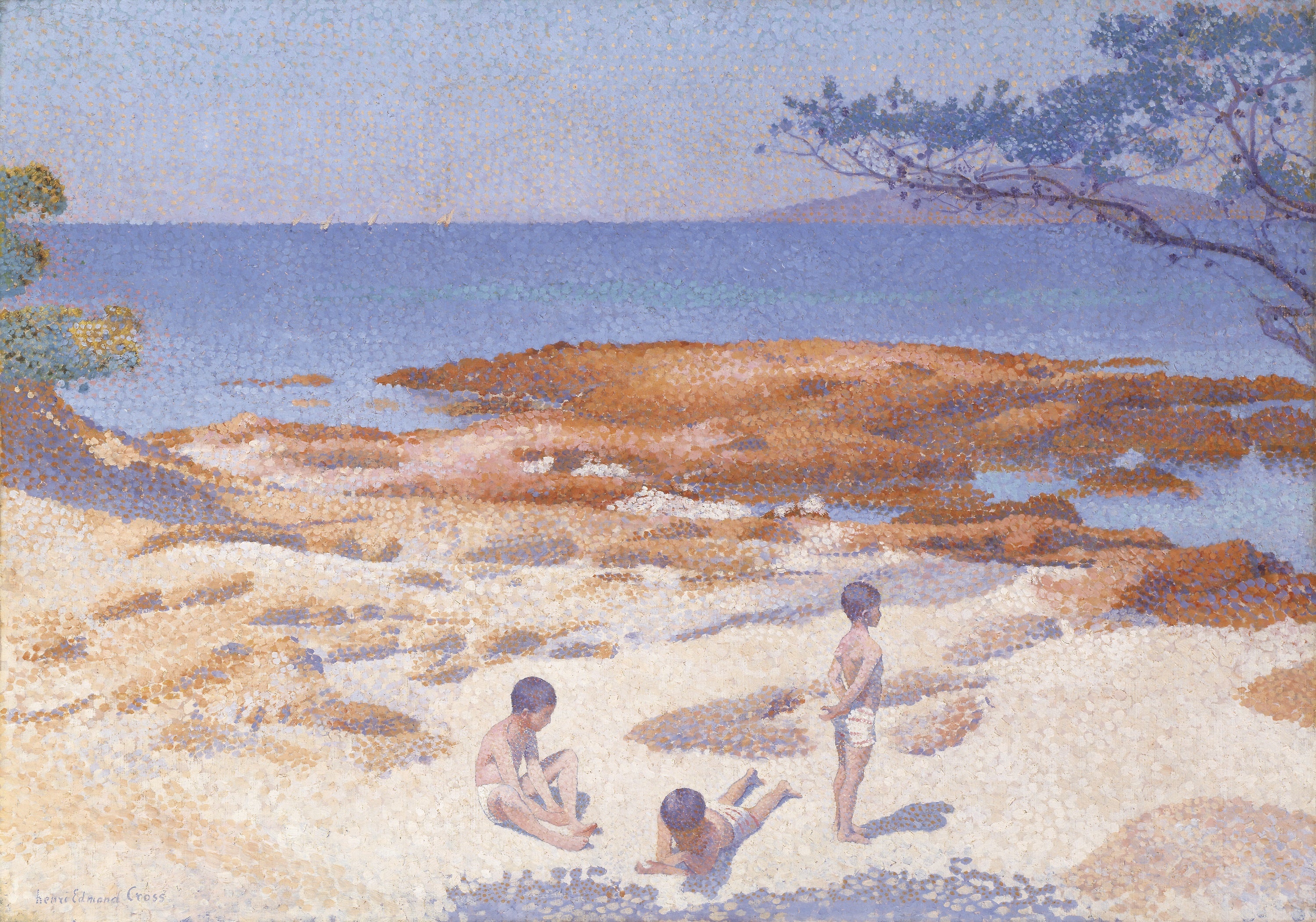 Plage de Cabasson (Baigne-Cul) - Henri-Edmond Cross - Alpha Reproduction