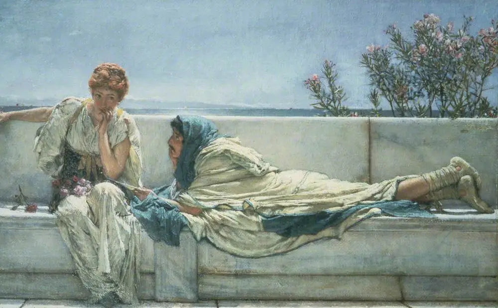 Plaidoirie - Lawrence Alma-Tadema - Alpha Reproduction