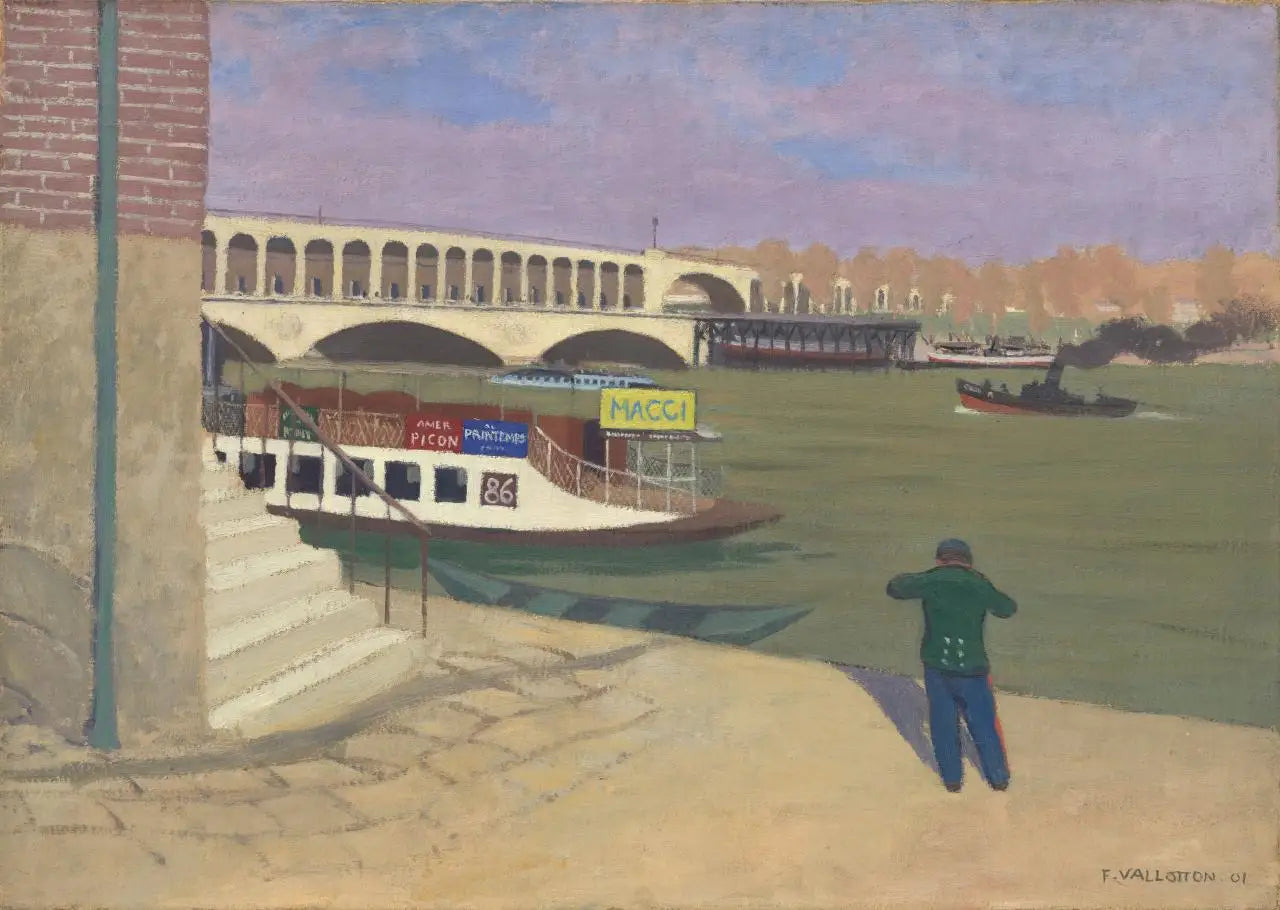 Point du Jour quais de Seine - Félix Vallotton - Alpha Reproduction