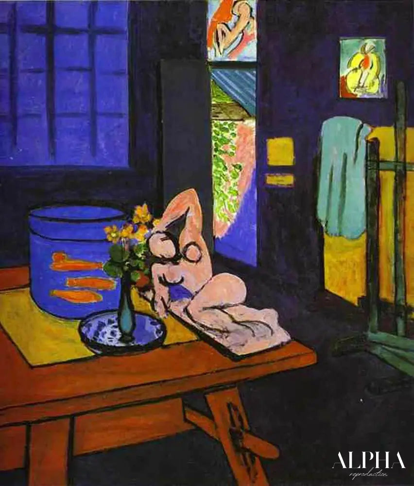 Poisson rouge à l'intérieur 1912 - Matisse - Reproductions de tableaux et peintures haut de gamme