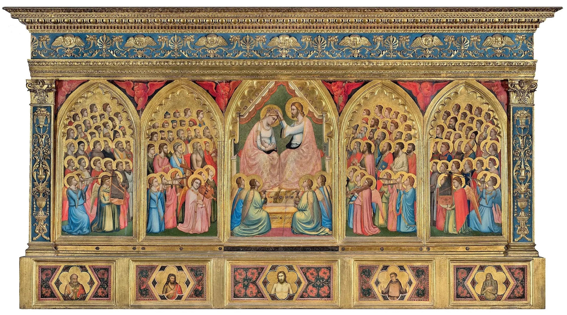 Polyptyque Baroncelli - Giotto image 1 reproduction d’œuvre d’art à l’huile