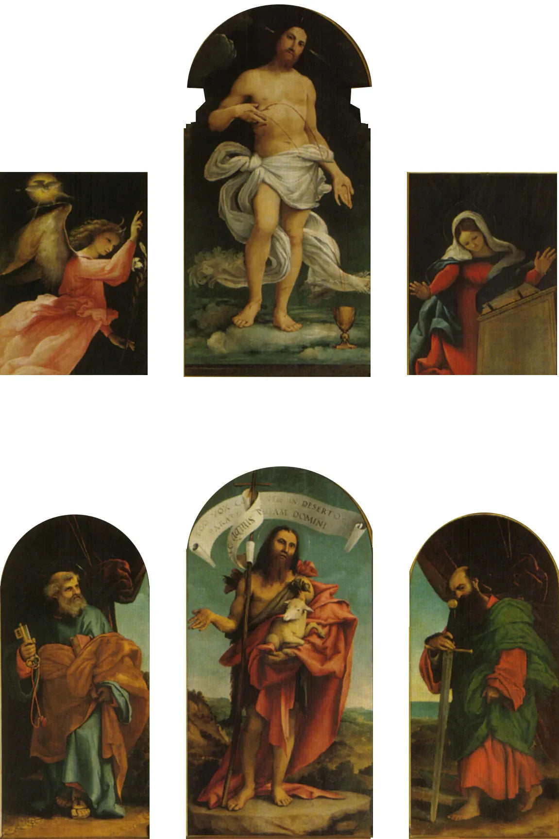 Polyptyque de Ponteranica - Lorenzo Lotto image 1 tableau peint à l’huile sur toile