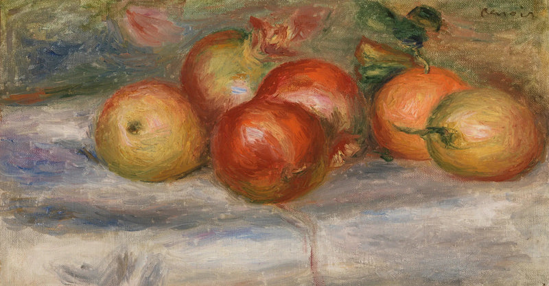 Яблоки, Апельсин и Лимон (Яблоки, апельсины и лимоны) - Пьер-Огюст Ренуар