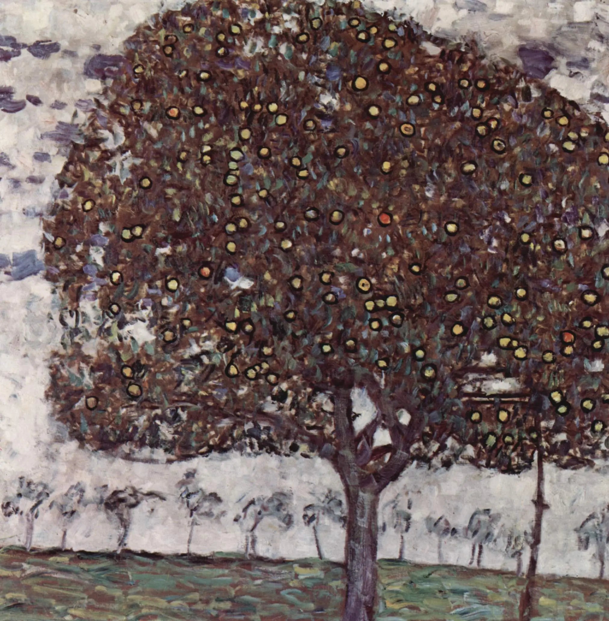 Reproduction du tableau « Pommier II - Gustav Klimt » par Alpha Reproduction en peinture à l’huile