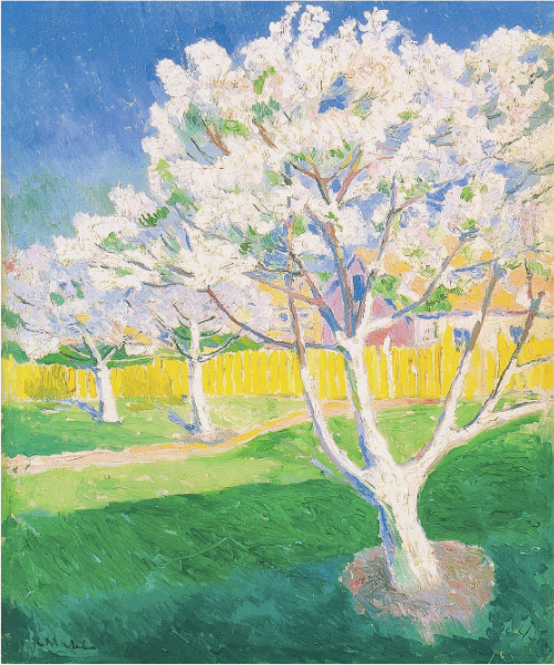 Pommiers en fleurs - Kazimir Malevich - Alpha Reproduction