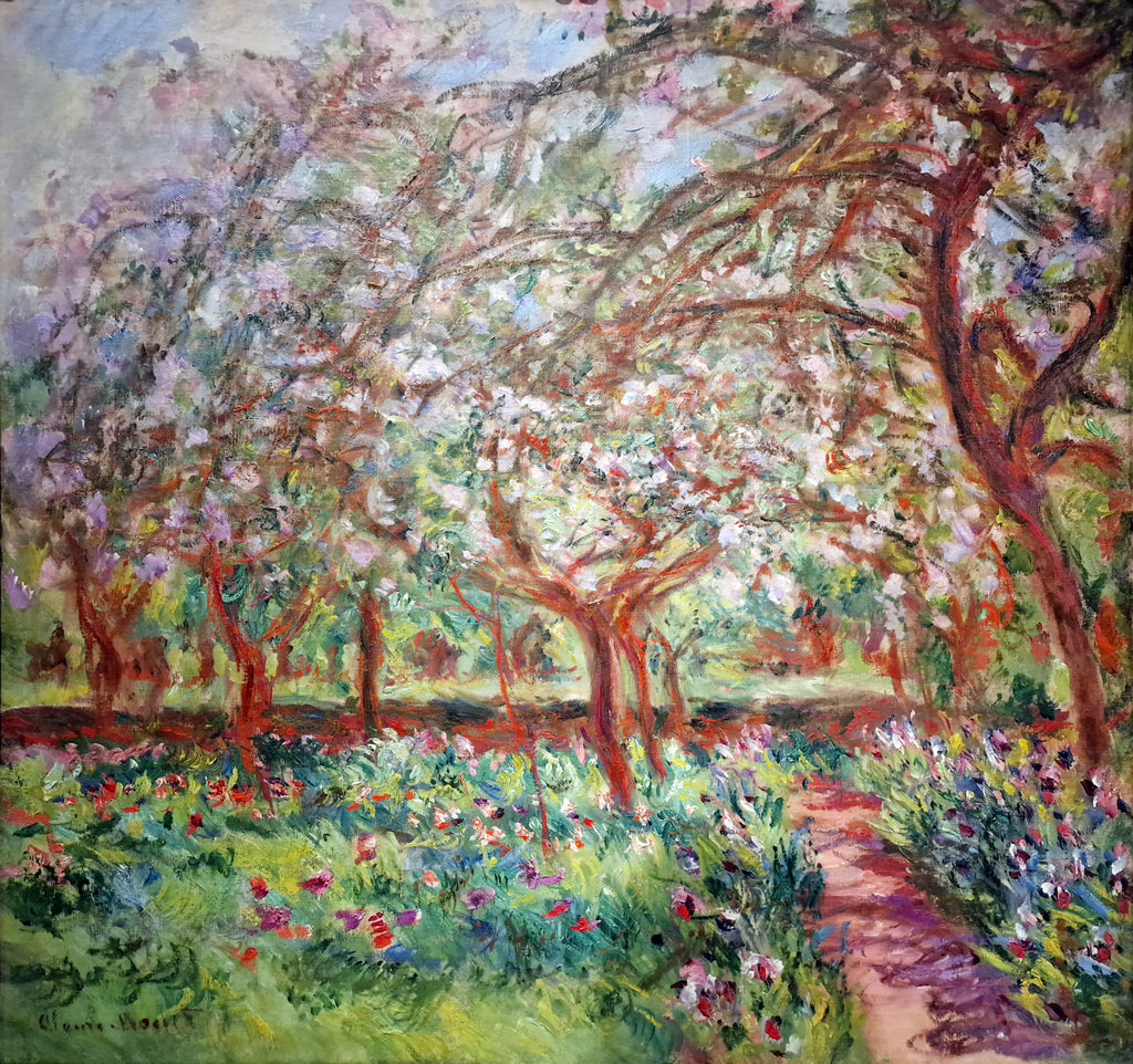 Pommiers en fleurs à Giverny de Claude Monet, vers 1899–1900 – Tel Aviv Museum of Art, Wildenstein 1621