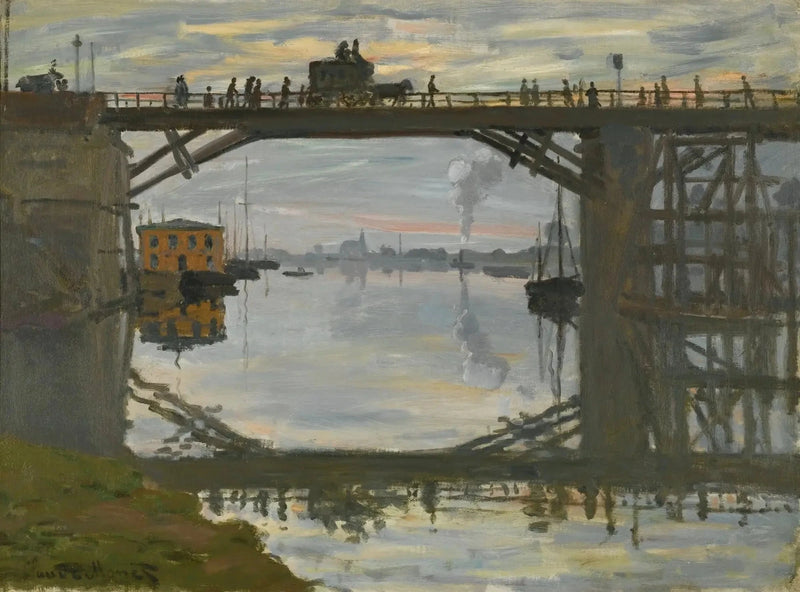 Деревянный мост W195 - Клод Моне